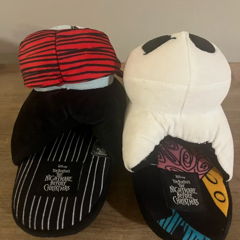 Disney Nightmare Before Christmas‎ Kids Slippers - Black and Red
